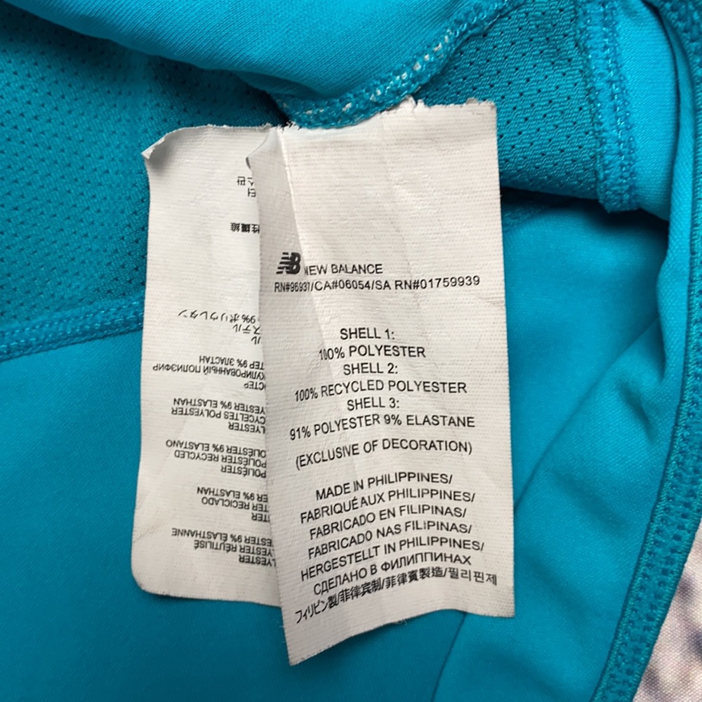 NEW BALANCE Blue/Pink Razorback Tank Top Size: XS - Picture 17 of 17